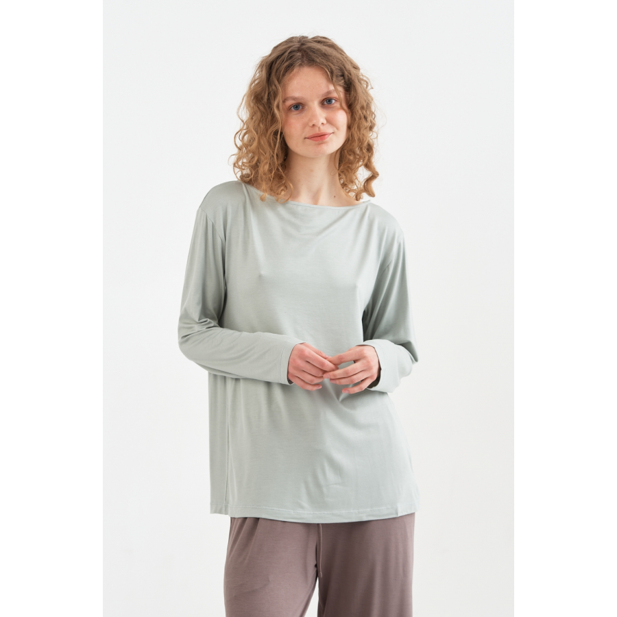 Домашняя одежда футболка long sleeve Penelope - Baily cagla yesili оливковый M