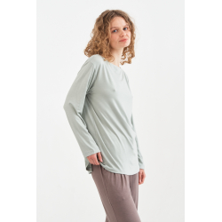 Домашняя одежда футболка long sleeve Penelope - Baily cagla yesili оливковый S, , 3