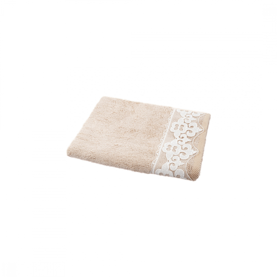 Полотенце бамбуковое Maxstyle - Damask кофе 50*90 