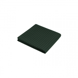 Простынь Iris Home Отель - Сатин Страйп 1*1 изумруд 160*200*25 на резинке, , 5