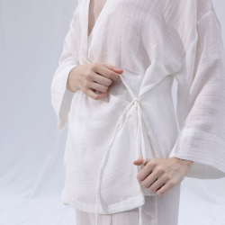 Домашняя одежда Penelope - Serli kruvaze kimono kisa beyaz белый S-M, , 7