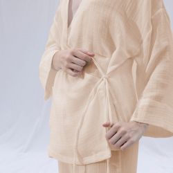 Домашняя одежда Penelope - Serli kruvaze kimono kisa somon лососевый S-M, , 6