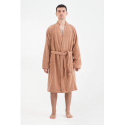 Халат-кимоно Lotus Home - Bold kiremit махровый S, , 3