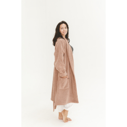 Халат-кимоно Lotus Home - Bold kiremit махровый M, , 6