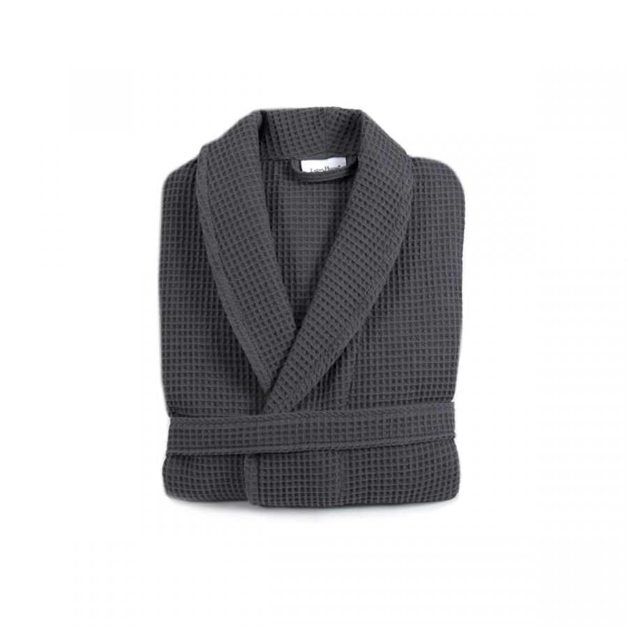 Халат Lotus Home - Waffle antrasit 2XL