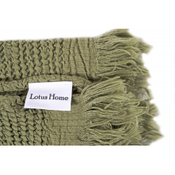 Полотенце Lotus Home - Rius olive оливковый 90*170, , 4