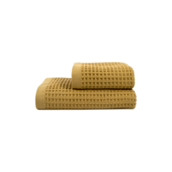 Полотенце Lotus Home - Waffle mustard горчичный 50*90, , 8