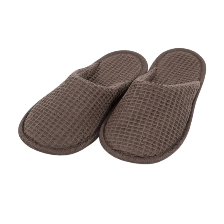 Тапочки Lotus Home - Waffle brown коричневый