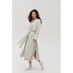 Халат Lotus Home - Affi grey S/M, , 4