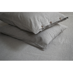 Простынь с наволочками Lotus Home Washed Cotton - Antracite 260*280, , 3