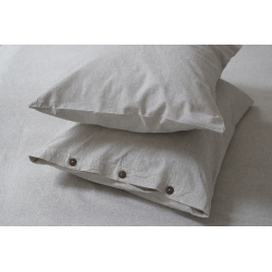 Простынь с наволочками Lotus Home Washed Cotton - Light antracite 270*270, , 3