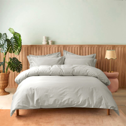 Постельное белье Lotus Home - Rebeca серый евро, , 3
