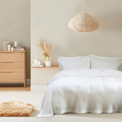 Покрывало Lotus Home - Rius off white молочный 240*260, , 3