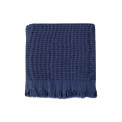 Полотенце Lotus Home - Rius navy синий 50*100, , 3
