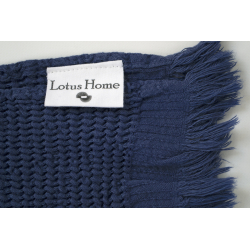 Полотенце Lotus Home - Rius navy синий 50*100, , 4