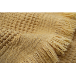 Полотенце Lotus Home - Rius mustard горчичный 50*100, , 5
