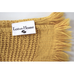 Полотенце Lotus Home - Rius mustard горчичный 90*170, , 4
