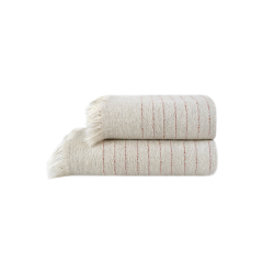 Полотенце со льна Lotus Home - Line коралловый 50*90, , 9