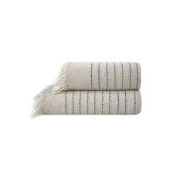 Полотенце со льна Lotus Home - Line черный 50*90, , 9