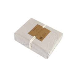 Постельное белье Lotus Home Washed cotton - Solid kahve-bej семейный, , 7