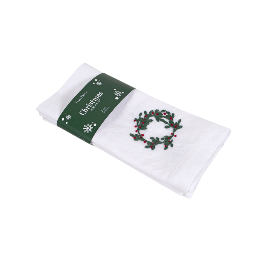 Набор столовых салфеток Lotus Home - Christmas Mistletoe 48*48 (2 шт)