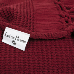 Плед Lotus Home - Rius red красный 130*170, , 4