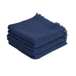 Полотенце Lotus Home - Rius navy синий 50*100, , 6