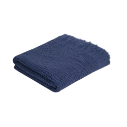 Полотенце Lotus Home - Rius navy синий 50*100, , 7