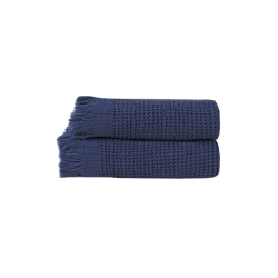 Полотенце Lotus Home - Rius navy синий 50*100, , 8