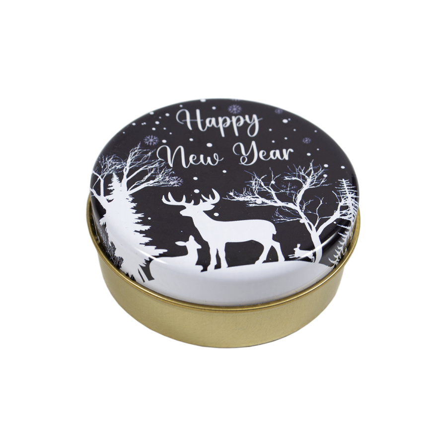 Аромасвечка с ароматом имбирного печенья Lotus Home - Christmas deer 90 мл