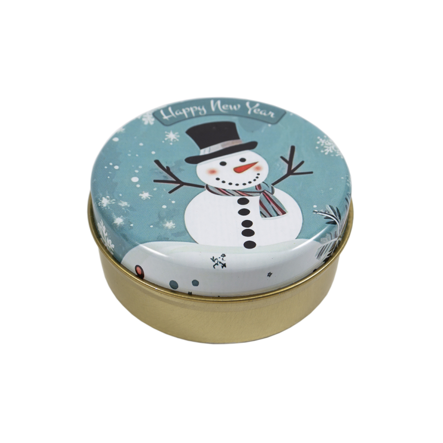 Аромасвечка с ароматом имбирного печенья Lotus Home - Snowman 90 мл