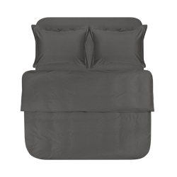 Постельное белье сатин Lotus Home - Dakota Modern антрацит семейный, , 2
