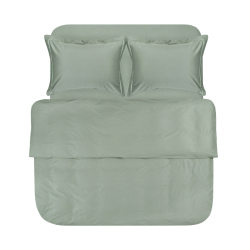 Постельное белье сатин Lotus Home - Dakota Modern оливковый семейный, , 2