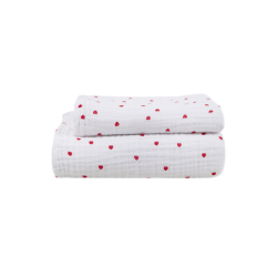 Полотенце Lotus Home - Molly Heart muslin light 90*150, , 8