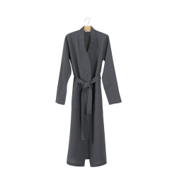 Халат-кимоно со льна Lotus Home - Madrida антрацит L/XL, , 8