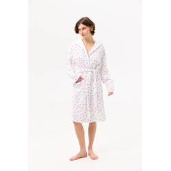 Халат Lotus Home - Molly Heart muslin S/M, , 3