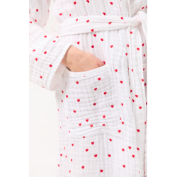 Халат Lotus Home - Molly Heart muslin L/XL, , 6