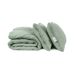 Набор одеяло с подушками Penelope - Colors in Comfort green зеленый евро, , 10
