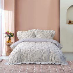 Постельное белье сатин Lotus Home - Hena евро, , 3