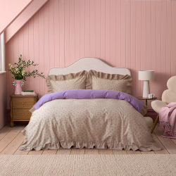Постельное белье сатин Lotus Home - Veronika евро, , 3