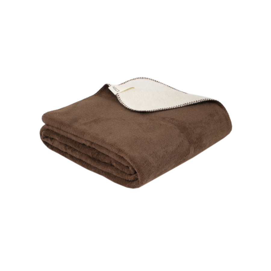 Плед Lotus Home - Infinity коричневый 200*220