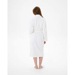 Халат махровый unisex Lotus Home - Basic Soft белый 2XL, , 7
