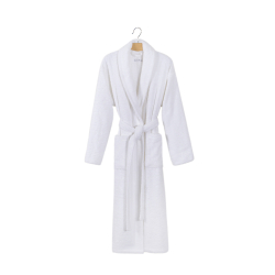Халат махровый unisex Lotus Home - Basic Soft белый 2XL, , 9