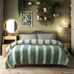 Плед Lotus Home - Infinity Stripe зеленый 200*220, , 3