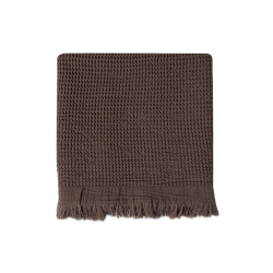 Полотенце Lotus Home - Rius dark brown темно-коричневый 50*100, , 3