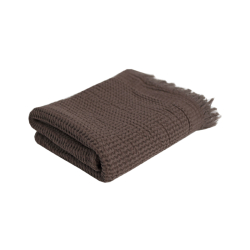 Полотенце Lotus Home - Rius dark brown темно-коричневый 50*100, , 7