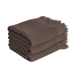 Полотенце Lotus Home - Rius dark brown темно-коричневый 90*170, , 6
