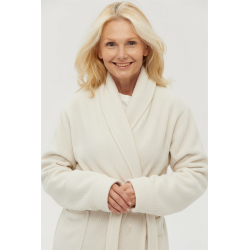 Халат unisex Lotus Home - Bold New Microcotton off white махровый 2XL, , 5