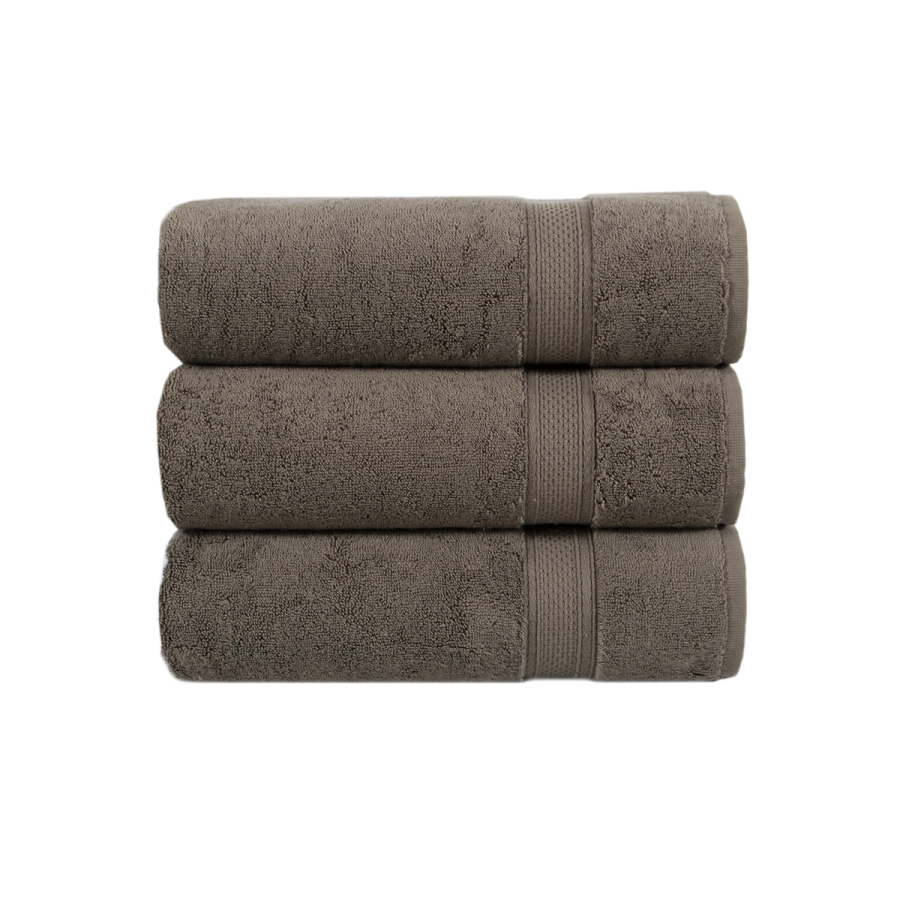Полотенце махровое Lotus Home - Grand soft twist brown коричневый 90*150
