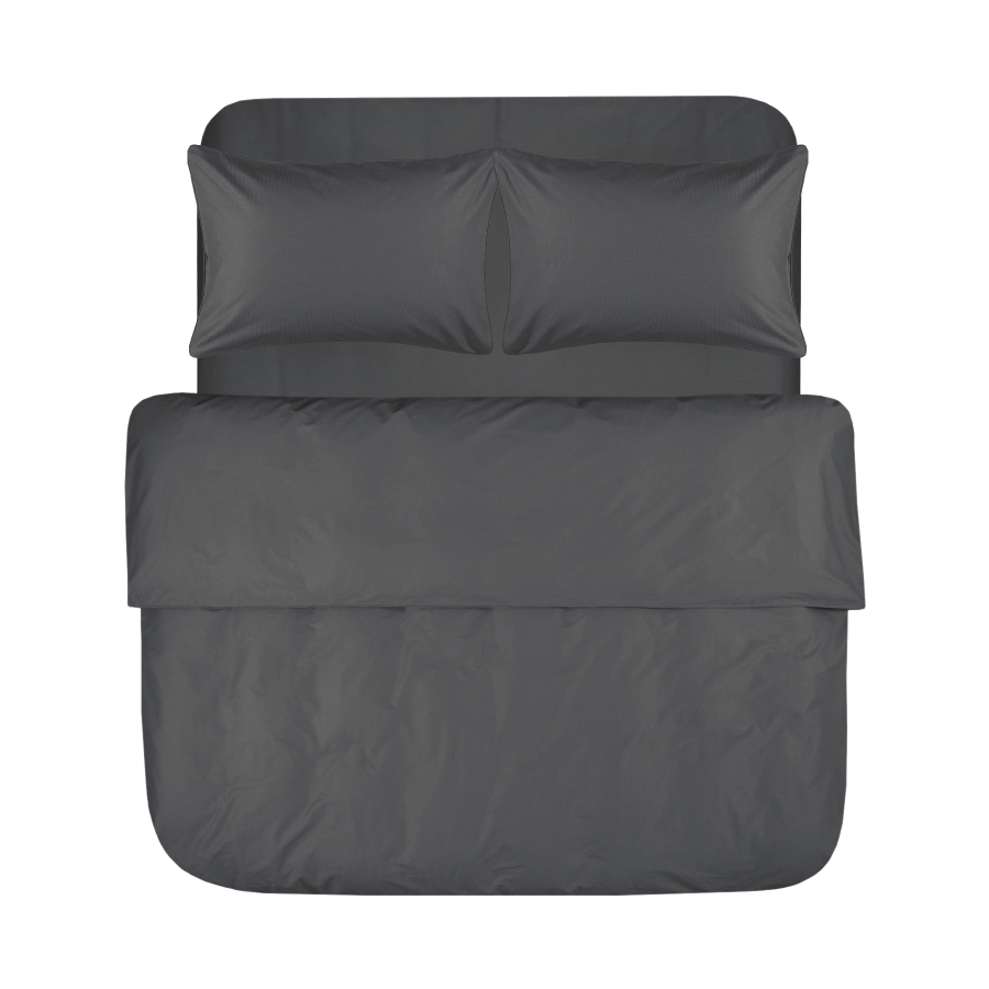 Пододеяльник с наволочками Penelope - Pure antrasit антрацит 260*240+50*70 (2)
